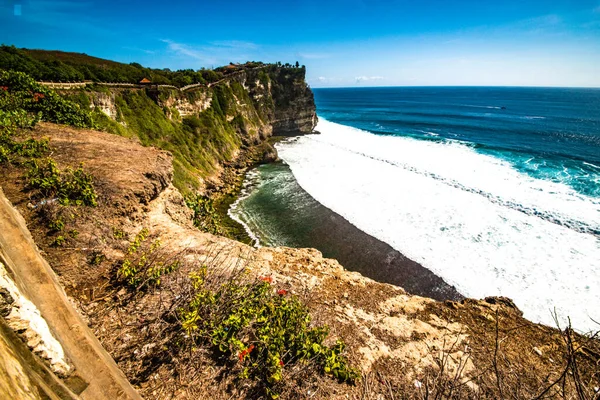 Ocean View Templomból Dempasar Indonézia — Stock Fotó