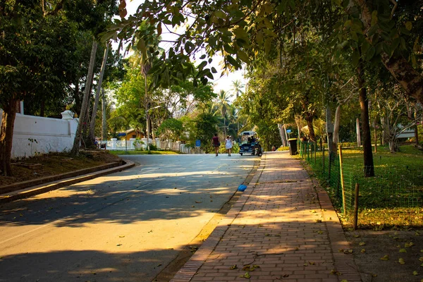 Město Luang Prabang Dne Laos — Stock fotografie