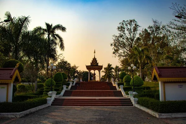 Luang Prabang Stadt Tagsüber Laos — Stockfoto