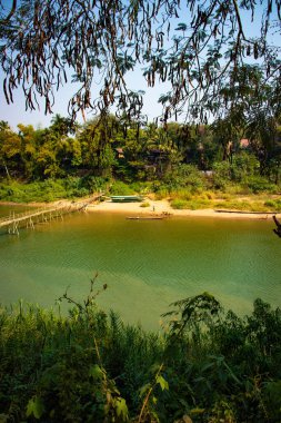 Luang Prabang, Laos 'taki Mekong Nehri. 