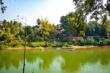 Luang Prabang, Laos 'taki Mekong Nehri. 