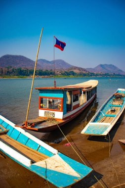 Luang Prabang, Laos 'taki Mekong Nehri. 