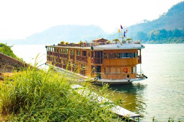 Luang Prabang, Laos 'taki Mekong Nehri. 