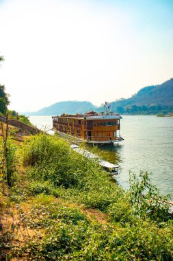 Luang Prabang, Laos 'taki Mekong Nehri. 