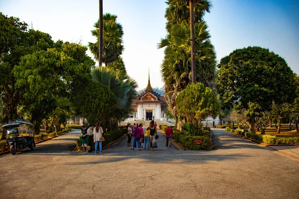 Cidade Luang Prabang Durante Dia Laos — Fotografia de Stock