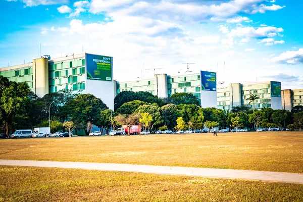 Brezilya Nın Brasilia Kentsel Manzarası — Stok fotoğraf