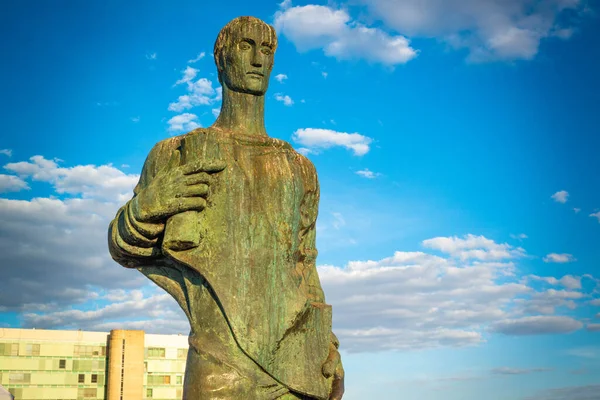 Statue Nella Città Brasilia Brasile — Foto Stock