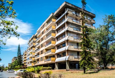 Brezilya 'nın Brasilia kentsel manzarası 