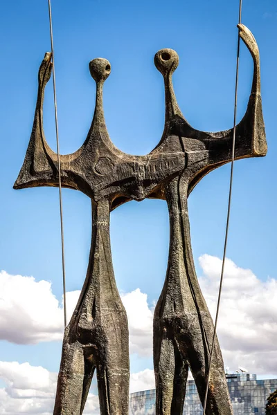 Estátuas Brasília Brasil — Fotografia de Stock