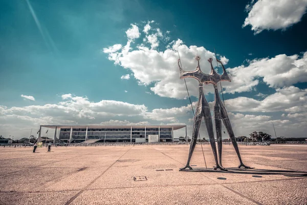 巴西巴西利亚市的雕像 — 图库照片
