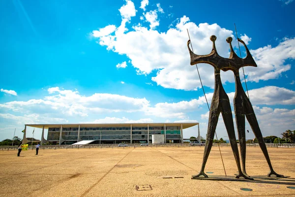Posągi Brasilia Brazylia — Zdjęcie stockowe