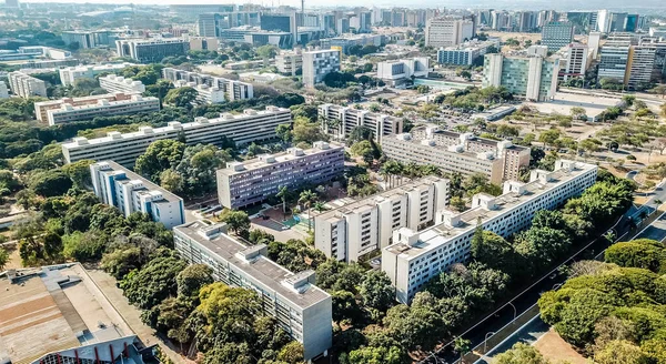 Brasilia Αεροφωτογραφία Της Πόλης Βραζιλία — Φωτογραφία Αρχείου