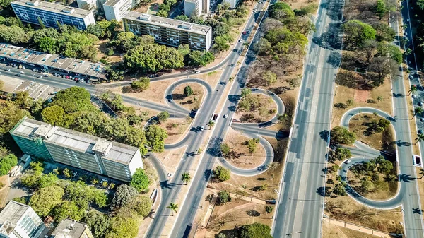 Brasilia Vue Aérienne Ville Brésil — Photo