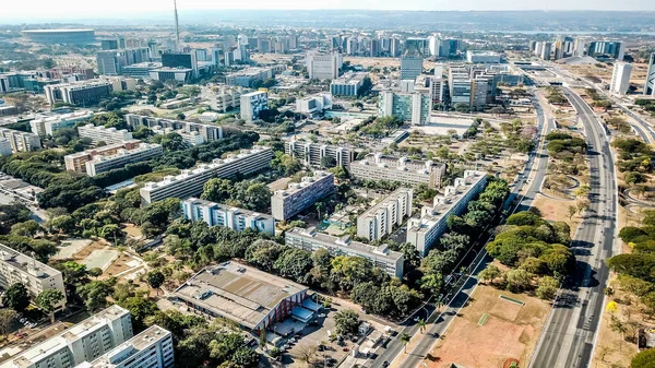 Brasilia Stad Antenn Utsikt Brasilien — Stockfoto