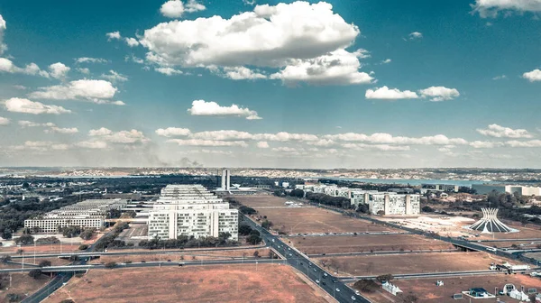 Brasilia Vue Aérienne Ville Brésil — Photo