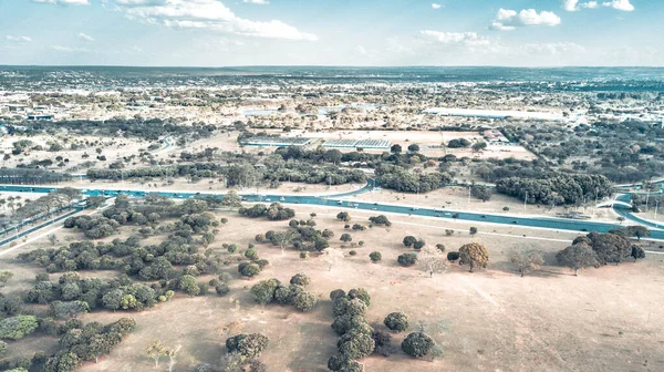 Brasília Vista Aérea Cidade Brasil — Fotografia de Stock