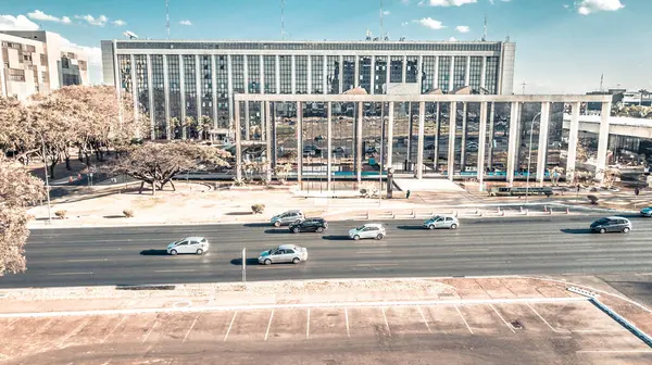 Brasilia Stad Antenn Utsikt Brasilien — Stockfoto