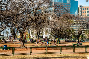Brezilya 'nın Brasilia şehrinde gündüz vakti 