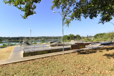 Deck Sul Park, Brezilya 'da güneşli bir gün 