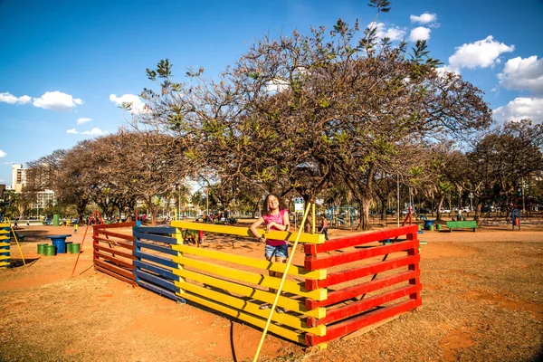 Brezilya Nın Brasilia Şehrinde Gündüz Vakti — Stok fotoğraf