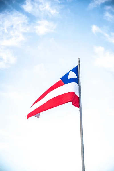 Les Drapeaux Brésiliens Rapprochent — Photo