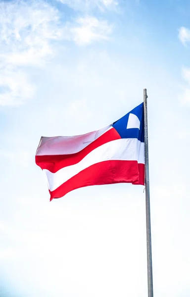 Les Drapeaux Brésiliens Rapprochent — Photo