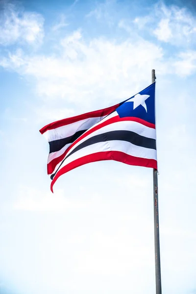 Les Drapeaux Brésiliens Rapprochent — Photo