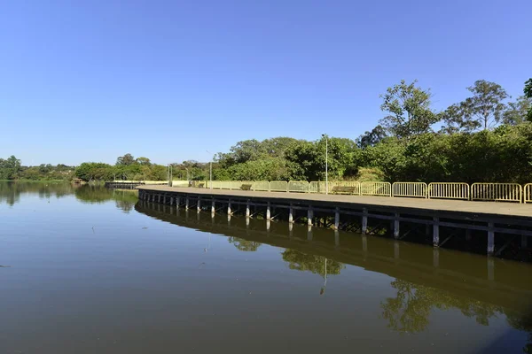 Lago Deck Sul Park Brasile — Foto Stock