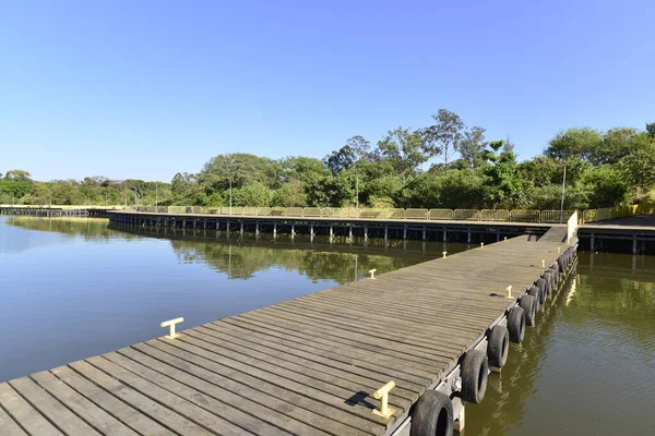 Lago Deck Sul Park Brasile — Foto Stock