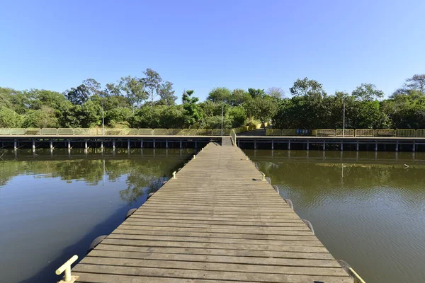 Lago Deck Sul Park Brasile — Foto Stock