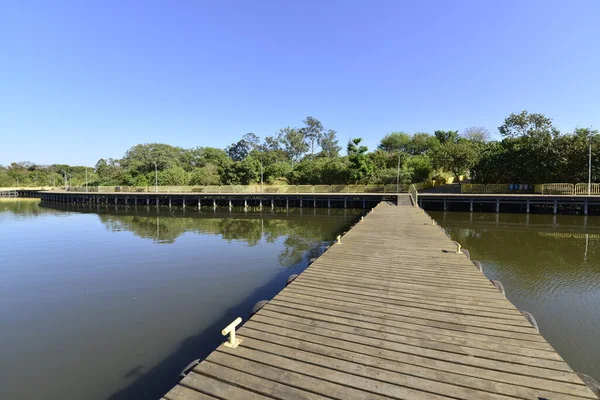 Lago Deck Sul Park Brasile — Foto Stock