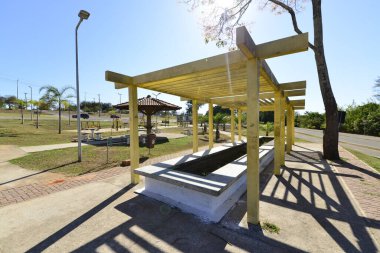 Deck Sul Park, Brezilya 'da güneşli bir gün 