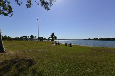 Deck Sul Park, Brezilya 'da güneşli bir gün 