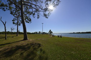 Deck Sul Park, Brezilya 'da güneşli bir gün 