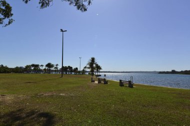 Deck Sul Park, Brezilya 'da güneşli bir gün 