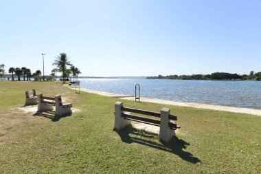 Deck Sul Park, Brezilya 'da güneşli bir gün 