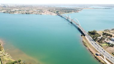 JK Köprüsü hava manzarası, Brezilya