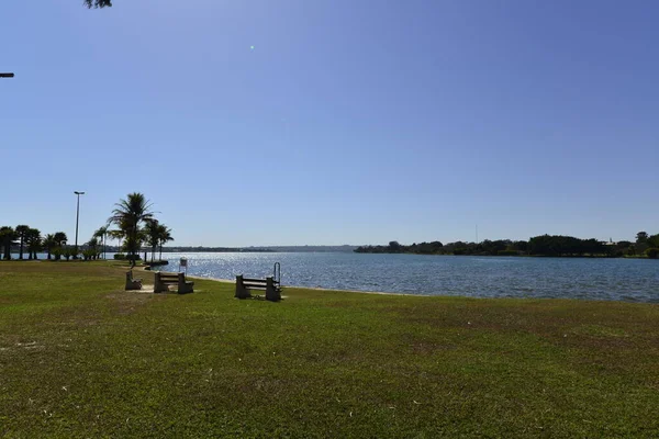 Dia Ensolarado Deck Sul Park Brasília Brasil — Fotografia de Stock