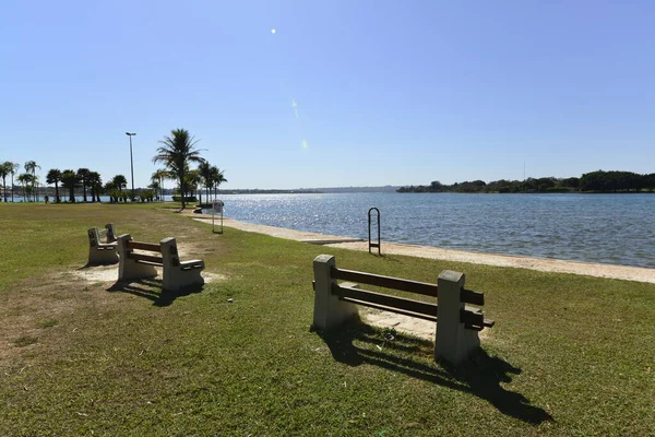 Dia Ensolarado Deck Sul Park Brasília Brasil — Fotografia de Stock