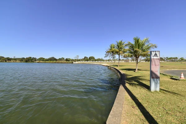 Lake Deck Sul Park Brazil — Stock Photo, Image