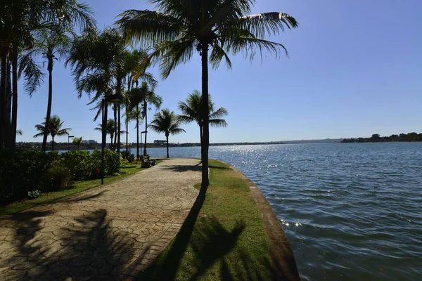 Lake Deck Sul Park Brasilien — Stockfoto