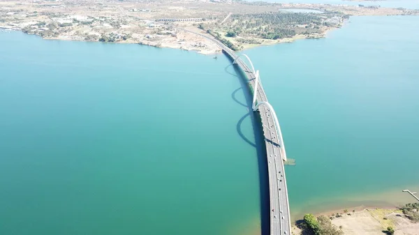 Bridge Aerial View Brasilia Brazil — 图库照片