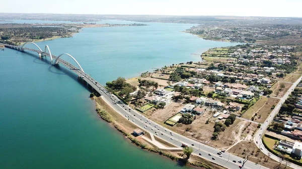 JK Köprüsü hava manzarası, Brezilya