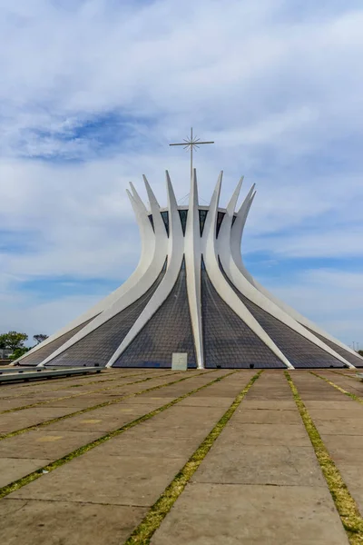 Decoración Cerca Catedral Metropolitana Brasilia Brasil — Foto de Stock