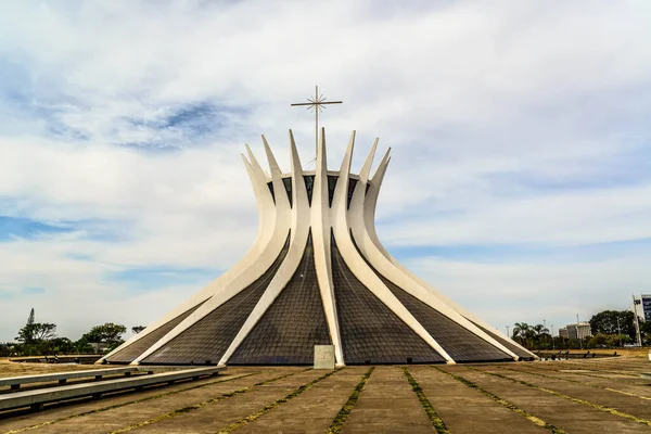 Decoração Perto Catedral Metropolitana Brasília Brasil — Fotografia de Stock