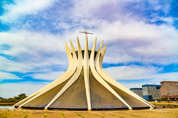 Decoração Perto Catedral Metropolitana Brasília Brasil — Fotografia de Stock