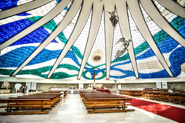 Metropolitan Cathedral Brasilia Brazil — Stock Photo, Image