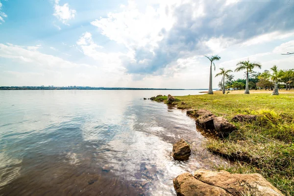 Imagem Panorâmica Lago Norte Brasília Brasil — Fotografia de Stock