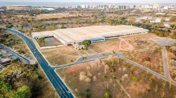 Brezilya Nın Brasilia Şehrinin Hava Manzarası — Stok fotoğraf