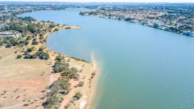 Paranoya Gölü 'nün havadan görünüşü, Brezilya